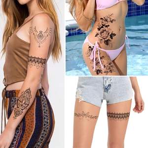 Tatuaggi Temporanei Sexy <span class=keywords><strong>per</strong></span> Donne Grandi Adesivi a Forma di Fiore e Farfalla Impermeabili Tatuaggi Finti Trucco <span class=keywords><strong>per</strong></span> il Corpo <span class=keywords><strong>per</strong></span> Ragazze - Product Image 3