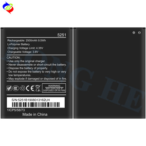 Batterie de remplacement 2500mAh 5251 pour téléphone portable Wiko <span class=keywords><strong>Pulp</strong></span> 3G <span class=keywords><strong>Pulp</strong></span> <span class=keywords><strong>4G</strong></span> Rainbow Jam <span class=keywords><strong>4G</strong></span> - Product Image 3
