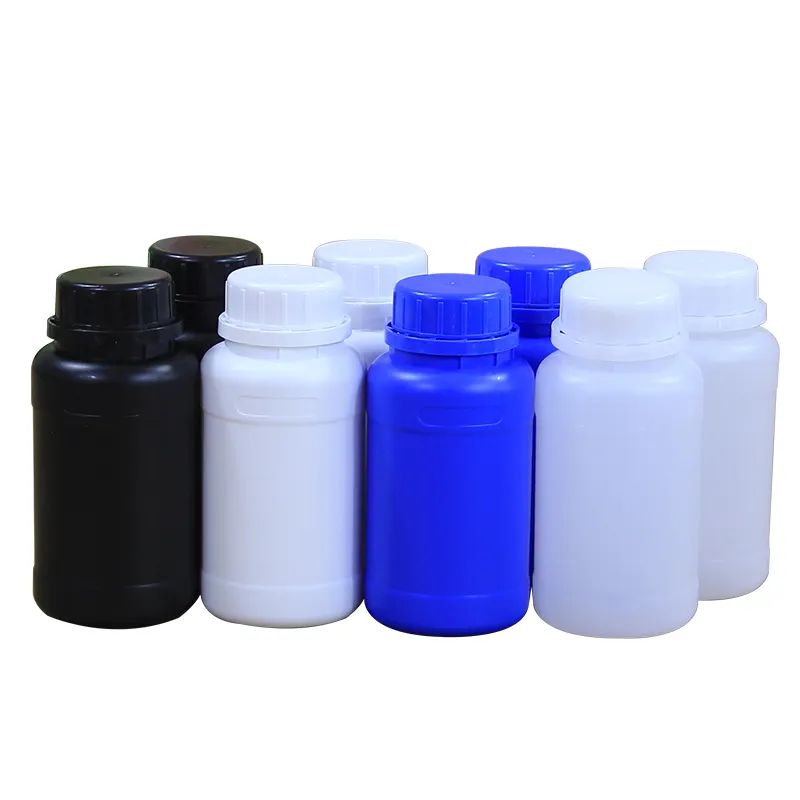 250ミリリットルPlastic Lab Liquid Medicine Bottle Chemical Liquid Packing Reagent Container With Screw Lid