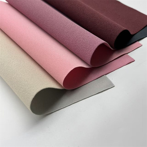 Suède textielstof met gebreide achterkant, ontworpen voor schoenen en handtassen. - Product Image 3