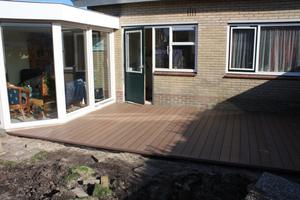 Лидер продаж, напольное покрытие, переработанные наружные водонепроницаемые напольные доски из древесно-пластикового композитного ДПК для бассейна - Product Image 6