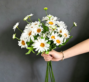 Chrysanthème Artificiel LUYI de Haute Qualité, Réaliste, Doux, Fait Main en Soie, Multi-Têtes, 52cm, Fleurs Simples pour Mariage et <span class=keywords><strong>Jardin</strong></span> - Product Image 3