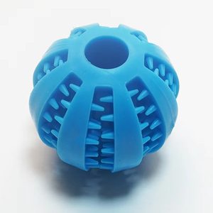 Dog Tooth Cleaning Toy Pet Tpr Bite-Resistant Chew Toys Indestructible Gravity <b>Smart</b> Training Teeth Clean <b>Ball</b> Toys - Product Image 5