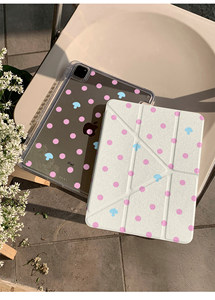 Funda para iPad K‑Style Mushroom Polka Dot con ranura para bolígrafo en forma de Y y cubierta antideslizante para tableta Apple Mini Air8 Pro de 13 pulgadas - Product Image 4