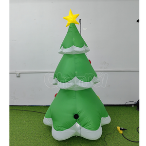 Árbol <span class=keywords><strong>de</strong></span> <span class=keywords><strong>Navidad</strong></span> Inflable <span class=keywords><strong>con</strong></span> Luces, Árbol <span class=keywords><strong>de</strong></span> <span class=keywords><strong>Navidad</strong></span> Inflable <span class=keywords><strong>con</strong></span> Estrella en la Punta, Bastón <span class=keywords><strong>de</strong></span> <span class=keywords><strong>Caramelo</strong></span>, Decoración Navideña para Jardín Exterior - Product Image 2