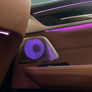 ชุดแต่งอัพเกรดภายในรถยนต์ BMW ซีรีส์ 6 รุ่น G32 ปี 2017-2023  ฝาครอบเสา A พร้อมไฟส่องสว่าง  ตกแต่งประตูและคอนโซลกลาง - Product Image 3