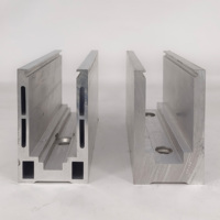 Z-RAILING profilé en aluminium pour garde-corps en verre sans cadre, profilé en U