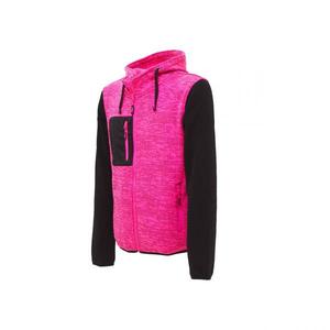 Sweat-shirt zippé arc-en-ciel noir/fucsia EY174BF-M U-POWER-EAN 8033546437698 WORK HOODIES - Product Image 3