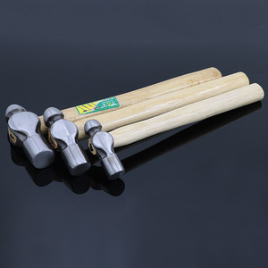 <span class=keywords><strong>Martillo</strong></span> de Acero al Carbono con Mango de Madera para Uso Doméstico, Modelo 2260, Cara Redonda, Longitud de 320/370 mm, para Trabajos en Obras de Construcción - Product Image 2