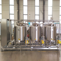 Système CIP (Clean in Place) pour les cuves de fermentation et l'équipement de brasserie, automatisé et semi-automatisé