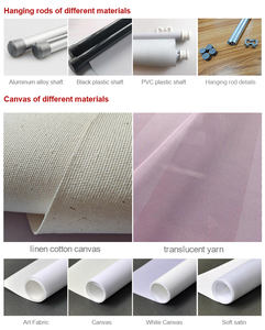 מותאם אישית מסחר חג המולד מופע תלוי דו-בלומסלול בד תקרת קיר תלייה דגלים בקניון - Product Image 4