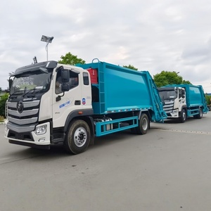 Foton 4x2 14m3 Garbage Compactor Truck <b>Waste</b> Refuse Collection Truck Trash Compression Truck - Product Image 1