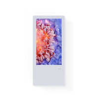 Pantalla lcd de diseño ultradelgado para publicidad, sistema android 4, Menú digital, Pantalla Completa led de 55 pulgadas, señalización digital, elegante