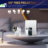 Projecteur intelligent HY260 1080P avec mise au point automatique, Android TV, Wi-Fi 6 et Bluetooth 5.2
