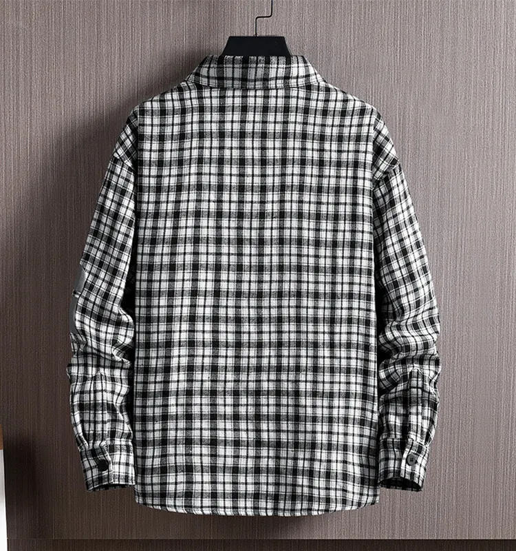 men shirts plaid flannel button down designer clothes famous brands men shirts for men