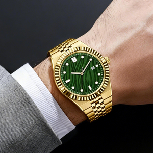 <span class=keywords><strong>Orologi</strong></span> al quarzo da uomo con calendario impermeabile di lusso di lusso per <span class=keywords><strong>orologi</strong></span> da polso Relojes Hombre con <span class=keywords><strong>quadrante</strong></span> <span class=keywords><strong>verde</strong></span> - Product Image 4