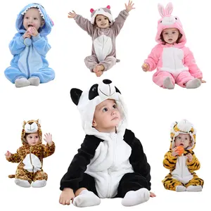 Animal Cosplay Festa Romper Set 2024 Crianças Dos Desenhos Animados Presente de Natal Infantil Criança Bebês Halloween Inverno Baby Boy Girl