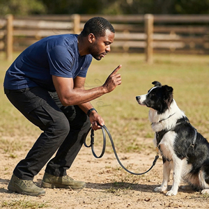 PU Leather Dog Leash Poop Bag Holder Heavy Duty Braided Lead Brass Snap Hook Soft Padded Handle Water Resistant Eco-Friendly - Product Image 5
