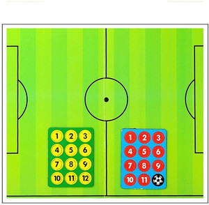 Articles de sport Premium Double face pliable Roll-Up Play Calling Clipboard Futsal Football Soccer Tactical Board - Product Image 4