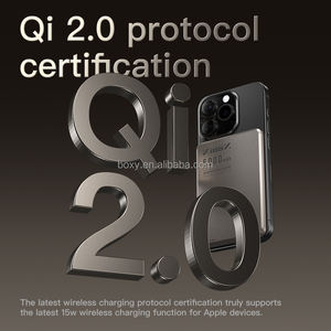 Nuovo Power Bank Wireless Magnetico 5000mAh Ultra-sottile Ricarica Rapida Bidirezionale PD20W Wireless 15W in Lega di Alluminio 10000mAh - Product Image 6