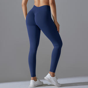 High Waist Seamless Yoga Pants - Tummy <b>Control</b> Workout <b>Leggings</b> Quick Dry Wholesale Bulk OEM - Product Image 5