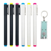 Stylo invisible avec lumière UV sécurité anti-contrefaçon Magic UV Invisible Markers pack jeu d'espionnage