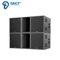 2400w dj équipement subwoofer haut-parleur double 18 pouces subwoofer haut-parleur système de son