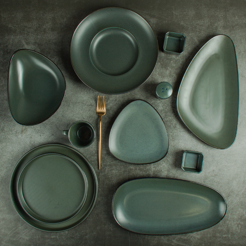 Ceramic Set Assiettes Porcelana Dishes Plates