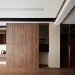 Meubles de chambre à coucher sur mesure de luxe, style minimaliste italien, dressing, armoire à vêtements, rangement intelligent - Product Image 3