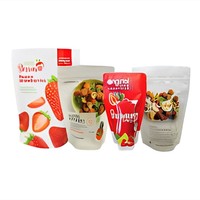 Bien conçu Zipper Seal Pet Snack Stand up Pouch Sacs Unique Food Coffee Bean Packaging Bag