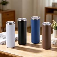 Gobelet isotherme en acier inoxydable écologique personnalisé avec logo, 20 oz, pour boissons chaudes et froides, idéal pour cadeaux d'entreprise et événements
