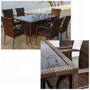 Muebles <span class=keywords><strong>de</strong></span> Exterior <span class=keywords><strong>para</strong></span> Comedor, Cómodos y Elegantes, <span class=keywords><strong>para</strong></span> Cafetería, <span class=keywords><strong>Jardín</strong></span>, Hotel, Villa, Balcón, Restaurante junto a la Playa, Sillón y Mesa - Product Image 6