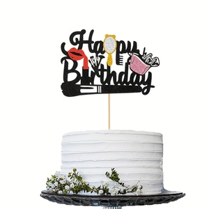 1 Uds Tema <span class=keywords><strong>de</strong></span> maquillaje Adornos <span class=keywords><strong>para</strong></span> pastel <span class=keywords><strong>de</strong></span> feliz <span class=keywords><strong>cumpleaños</strong></span>, lápiz labial rímel tema insertos <span class=keywords><strong>de</strong></span> pastel <span class=keywords><strong>de</strong></span> <span class=keywords><strong>cumpleaños</strong></span> <span class=keywords><strong>para</strong></span> <span class=keywords><strong>mujer</strong></span> suministros <span class=keywords><strong>de</strong></span> fiesta <span class=keywords><strong>de</strong></span> <span class=keywords><strong>cumpleaños</strong></span> - Product Image 1