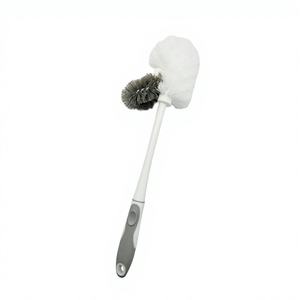 Brosse à vaisselle écologique en plastique avec embout de nettoyage incliné sous le rebord - Product Image 1