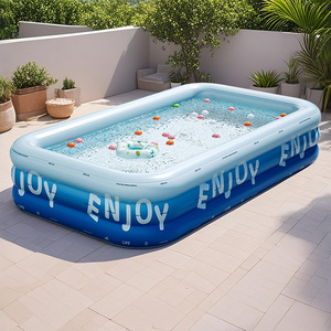 Mới lớn <span class=keywords><strong>Inflatable</strong></span> Hồ bơi gia đình người lớn bền dày thổi lên em bé hồ bơi mùa hè trong nhà ngoài trời bồn tắm đồ chơi - Product Image 6