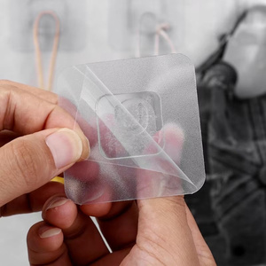 Crochets adhésifs transparents multifonctionnels classiques personnalisés, fixation murale sans trace, support de suspension étanche pour salle de bain et cuisine - Product Image 2