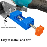 Guide de base réglable pour machine de découpe, rail de support rectangulaire, pince innovante, guide de scie circulaire, pince de positionnement pour fraisage