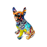 Artisanat Bulldog : Décoration de Noël Artisanale, Ornements de Collection pour la Maison, Salon, Bureau, Sculpture Animale Personnalisée en Résine Époxy