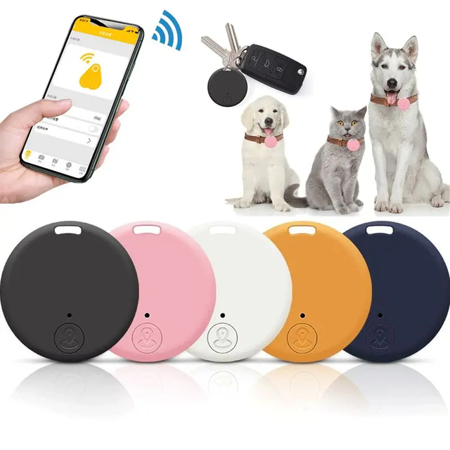 Smart Bluetooth 5.0 Mini Pet Dog GPS Tracker for Anti-Lost Tag Locator Pets Articles Wallet Collar Tracking Device Accessories