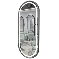 Miroir mural moderne en verre pour salon de coiffure, style célébrité, simple face, pour chambre à coucher