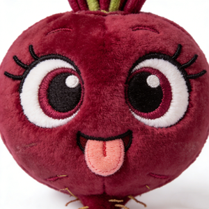 Peluche de remolacha personalizado, muñeco de peluche de remolacha roja de dibujos animados, animal de peluche de remolacha vegetal. - Product Image 1