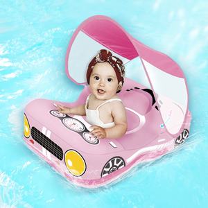 Flotador de <span class=keywords><strong>Piscina</strong></span> <span class=keywords><strong>para</strong></span> Bebés <span class=keywords><strong>con</strong></span> Forma de Auto Deportivo, <span class=keywords><strong>con</strong></span> Toldo, Anillo de Natación Reforzado <span class=keywords><strong>para</strong></span> Bebés, Asiento de Seguridad, Juguete Acuático <span class=keywords><strong>para</strong></span> Niños Pequeños, Venta al Por Mayor - Product Image 2