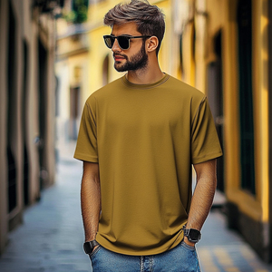 T-shirt pour <span class=keywords><strong>homme</strong></span> grande <span class=keywords><strong>taille</strong></span>, coton de haute qualité, surdimensionné, décontracté, manches courtes, <span class=keywords><strong>chemise</strong></span> d'été, personnalisable, vente en gros, coupe ajustée - Product Image 2