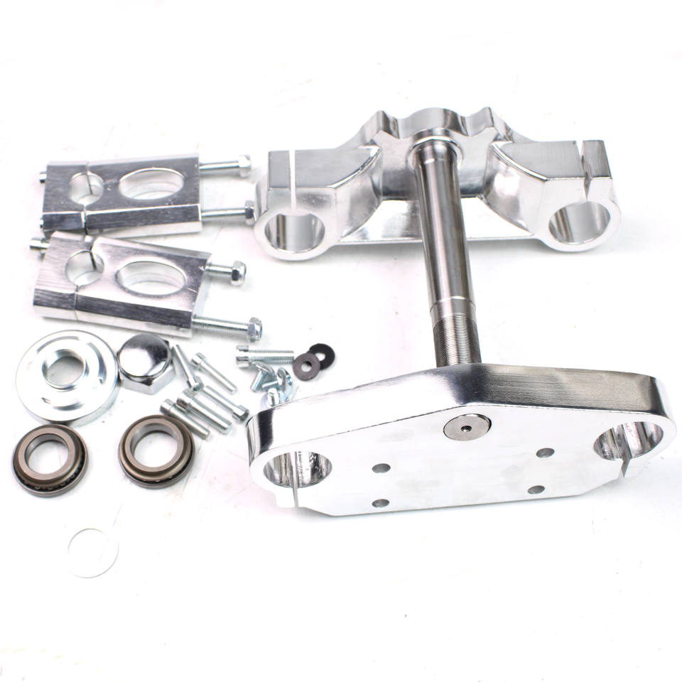 Triple Riser 33mm 200L Axle with Clamps for Front Fork 22mm Handlebar ...