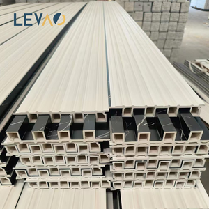 แผ่นผนัง WPC สมัยใหม่ ทน<span class=keywords><strong>ไฟ</strong></span> กันน้ำ สำหรับภายนอกอาคาร พื้นระเบียงคอมโพสิต ไม้สัก สำหรับตกแต่งฝ้าเพดานภายนอก เป็นมิตรกับสิ่งแวดล้อม - Product Image 1