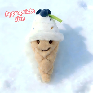 Decorazioni e Accessori per Feste a Tema Pasquale, Giocattolo di Peluche a Forma di Gelato alla Crema di Mirtillo, Adatto per Ragazze e Adolescenti - Product Image 3