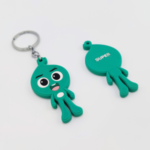 Fabricant en gros de <span class=keywords><strong>porte</strong></span>-clés en caoutchouc 3D personnalisés, <span class=keywords><strong>porte</strong></span>-clés en silicone souple 2D, <span class=keywords><strong>porte</strong></span>-clés en PVC de <span class=keywords><strong>personnage</strong></span> d'anime - Product Image 2