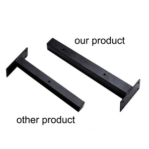 <span class=keywords><strong>Support</strong></span> mural carré flottant pour étagère, cloison, <span class=keywords><strong>support</strong></span> d'étagère à charge lourde, supports muraux en fer forgé, étagère à livres - Product Image 4