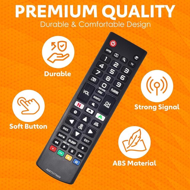 AKB75375604 Replacement TV Remote Use for LG TV 43UK6300PUE 32LK610BPUA 49UK6300PUE 55UK6300PUE 86UK6570PUB 43UK6250PUB