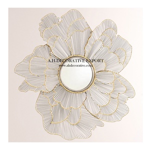 กระจกติดผนังโรงแรมการออกแบบที่ทันสมัยหรูหราภายในห้องนั่งเล่นสไตล์นอร์ดิกที่ทันสมัยอุปกรณ์ตกแต่งกรอบกระจกคริสต์มาส - Product Image 3